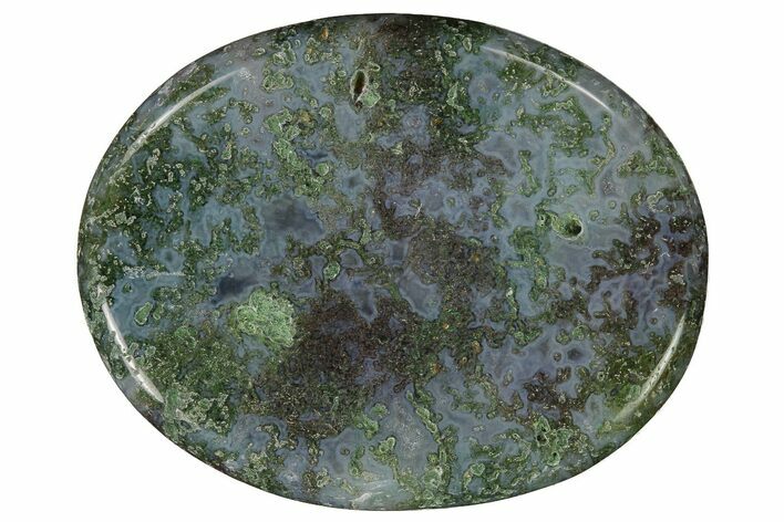 Moss Agate Worry Stones - 1.5" Size - Photo 1
